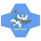 Cute grappige cockatoeages cartoon voetbal (Enkel)