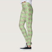Cute grappige eekhoorns cartoon illustratie leggings (Links)