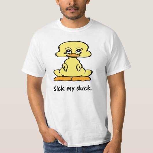 Cute - grappige eendenslogan t-shirt (Voorkant)