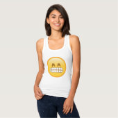 Cute, grappige emoji Tanktop (Volledige Voorkant)