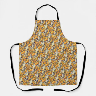 Cute grappige Gele Banana Pattern Cute Summer Schort