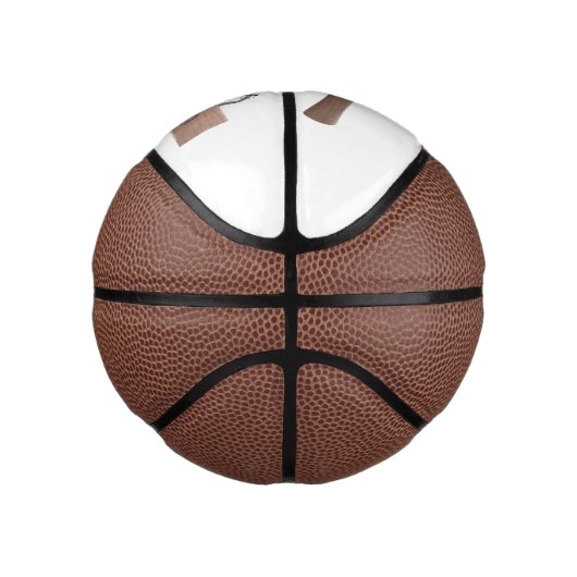 Cute, grappige hamer en nagels cartoon illustratie basketbal (Rechts)