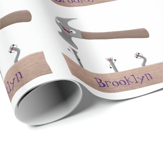 Cute, grappige hamer en nagels cartoon illustratie cadeaupapier (Rol Hoek)