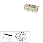 Cute, grappige hamer en nagels cartoon illustratie rubberstempel (Gestempeld)