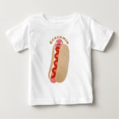 Cute grappige hotdog Weiner cartoon (Voorkant)
