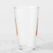 Cute grappige hotdog Weiner cartoon Glas (Links)