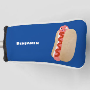 Cute grappige hotdog Weiner cartoon Golfheadcover