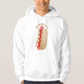 Cute grappige hotdog Weiner cartoon Hoodie (Voorkant)
