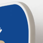 Cute grappige hotdog Weiner cartoon Pickleball Paddle (Links Detail)