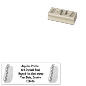 Cute grappige hotdog Weiner cartoon Rubberstempel (Gestempeld)