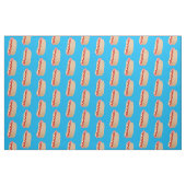 Cute grappige hotdog Weiner cartoon Stof (Fat Quarter)