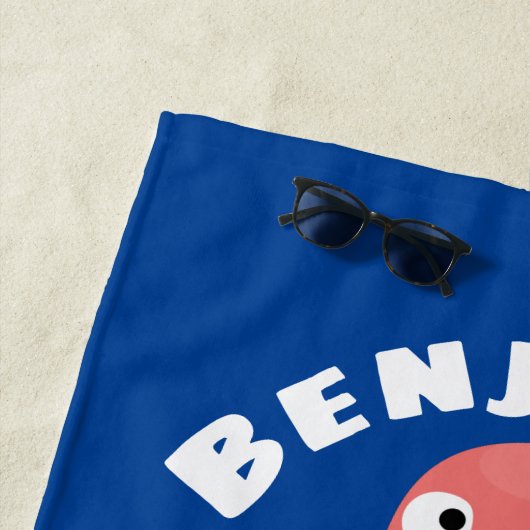 Cute grappige hotdog Weiner cartoon Strandlaken (In situ)