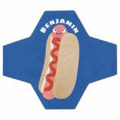 Cute grappige hotdog Weiner cartoon Voetbal (Enkel)