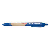 Cute grappige hotdog Weiner cartoon Zwarte Inkt Pen (Bodem)