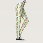Cute grappige hyena lachende cartoon illustratie leggings (Rechts)