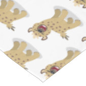 Cute grappige hyena lachende cartoon illustratie tafelkleed (Gekanteld)