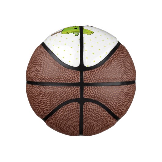 Cute grappige ijsjes cartoon trio basketbal (Rechts)