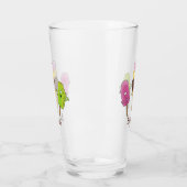 Cute grappige ijsjes cartoon trio glas (Links)