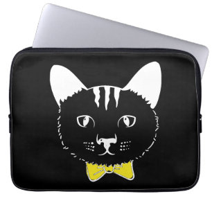 Cute grappige kat laptop sleeve