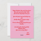 Cute Grappige Kikker Liefde Harten Valentijnkaart Feestdagenkaart (Achterkant)