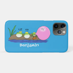 Cute grappige kikkers bubblegum cartoon illustrati Case-Mate iPhone case