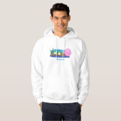 Cute grappige kikkers bubblegum cartoon illustrati hoodie (Voorkant volledig)