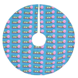 Cute grappige kikkers bubblegum cartoon illustrati kerstboom rok