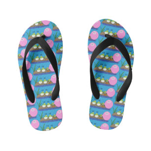 Cute grappige kikkers bubblegum cartoon illustrati kinder teenslippers