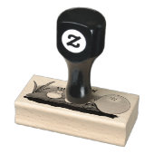 Cute grappige kikkers bubblegum cartoon illustrati rubberstempel (Stempel)