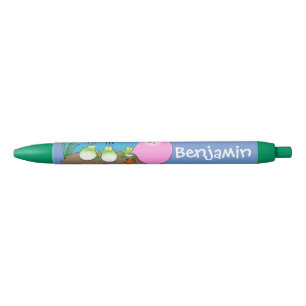 Cute grappige kikkers cartoon pen