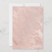 Cute grappige kleurrijke katten roos goudmarmer kaart (Achterkant)