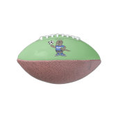 Cute grappige Komodo dragon die voetbal cartoon sp American Football (Gedraaid 90)