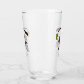 Cute grappige opossum aan de cartoon van de tak glas (Links)