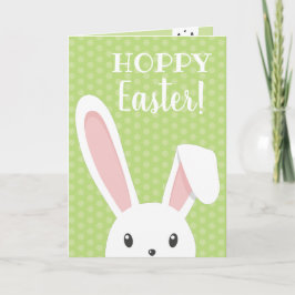 Cute grappige paasmakergroene lente feestdagen kaart