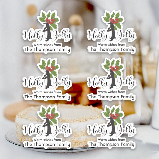 Cute Grappige Pinguïn Kerst Cadeau Labels