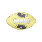 Cute grappige porcupine die banjo-cartoon speelt american football (Voorkant)