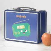 Cute grappige retro radio cartoon (In situ)