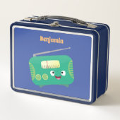 Cute grappige retro radio cartoon (Voorkant)