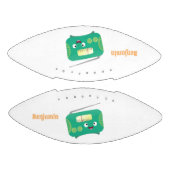Cute grappige retro radio cartoon american football (Panelen)