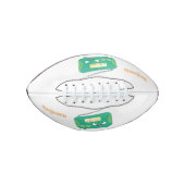 Cute grappige retro radio cartoon american football (Voorkant)