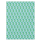 Cute grappige retro radio cartoon tafelkleed (Voorkant)