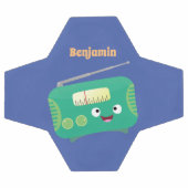 Cute grappige retro radio cartoon voetbal (Enkel)