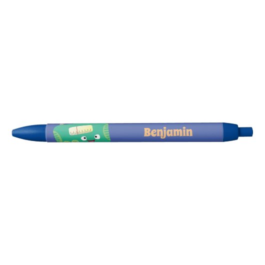 Cute grappige retro radio cartoon zwarte inkt pen (Voorkant)
