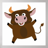 Cute grappige stier