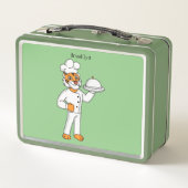 Cute grappige tijgerkok cartoon illustratie (Achterkant)