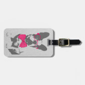 Cute grappige trendy  beest Franse bulldog Bagagelabel (Voorkant horizontaal)