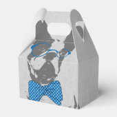 Cute grappige trendy beest Franse bulldog Bedankdoosjes (Achterkant)