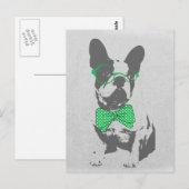 Cute grappige trendy  beest Franse bulldog Briefkaart (Voorkant / Achterkant)