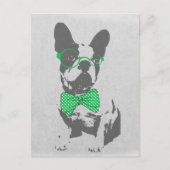Cute grappige trendy  beest Franse bulldog Briefkaart (Voorkant)