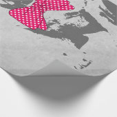 Cute grappige trendy beest Franse bulldog Cadeaupapier (Hoek)